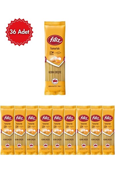 FİLİZ Yumurtalı Uzun Erişte Makarna x 36 Adet | Geleneksel Tat & Pratik Pişir...