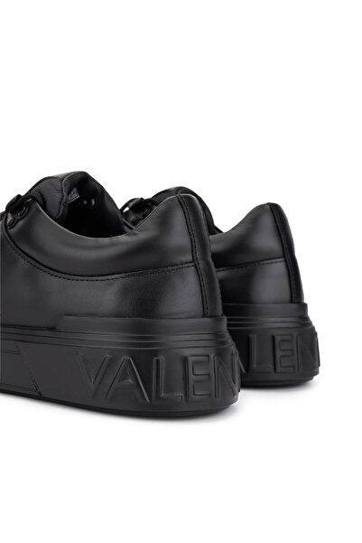 Mario Valentino Men's Leather & Textile Black Sneakers & Sports Shoes