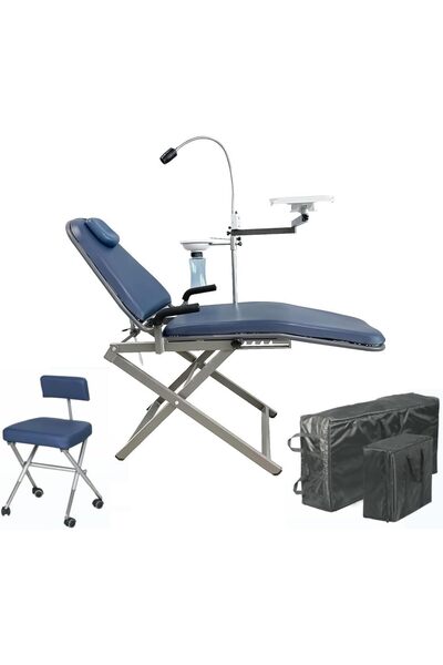 TPC DENTAL كرسي أسنان محمول من TPC مع صينية خفيفة الوزن PC2700