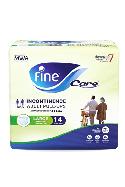 FINE ملابس داخلية للكبار كبيرة، خصر (100-140 سم)، 14 قطعة