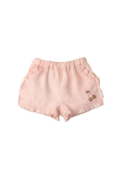 Gingersnaps Ruffled Baby Girls' Shorts with Pockets