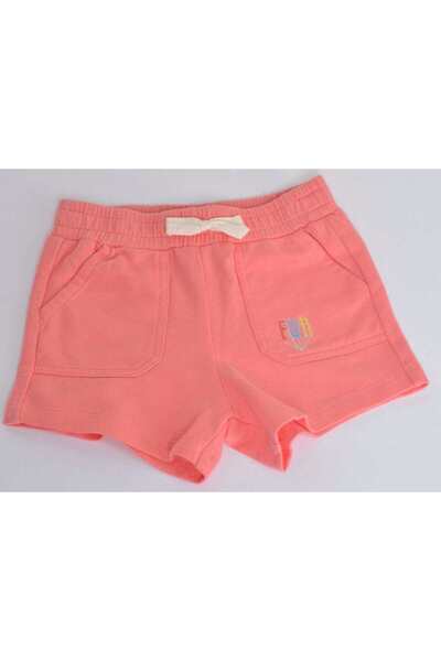Gingersnaps Girls Solid Side-Pocket Shorts