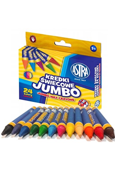 Other Astra JUMBO Wax Crayons 24 Colors 9mm/100mm AS316118006