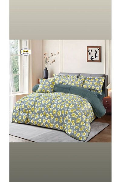 Moon Double bedspread, plain and patterned, for a warm and elegant winter.