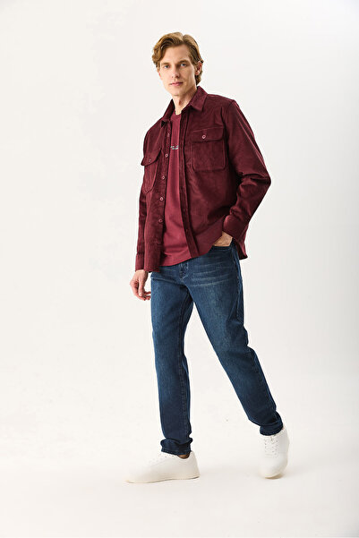 VENA Men's Smith Premium Blue Black Tapered Fit Jean Pants - Blue Black