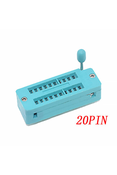 Choice 20Pin 1pcs/lot 14 16 18 20 24 28 32 40 P Pin 2.54 MM Green DIP Universal ZIF IC Socket Test Solder T