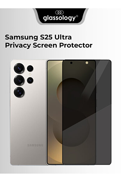 Glassology زجاج مقسّى لحماية الخصوصية لهاتف سامسونج S25 ألترا | صلابة 9H، مضا...