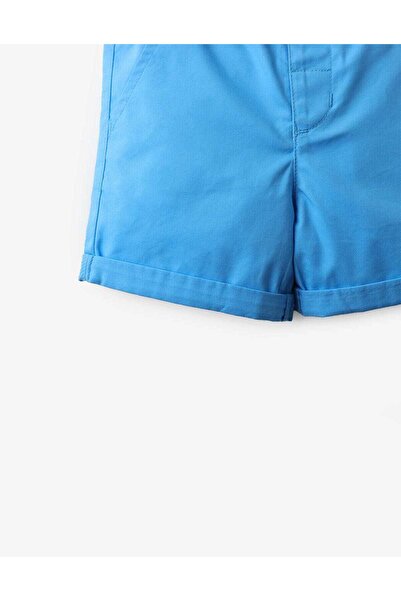 Gingersnaps Boys Solid Side-Pocket Shorts