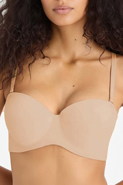 Merry See Dikişsiz Balensiz Hafif Destekli Parlak Lazer Kesim İzbırakmaz Görünmez Sütyen