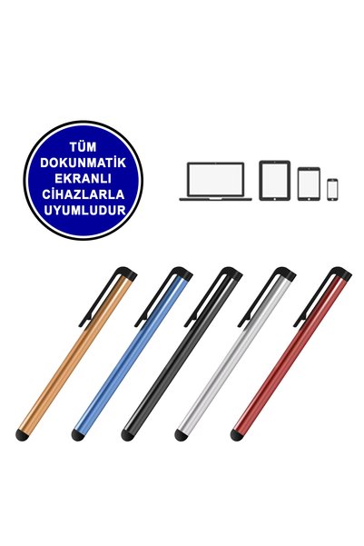 MTL Dokunmatik Tablet Kalemi Universal Silikon Uçlu Tablet Telefon Kalemi Çiz...