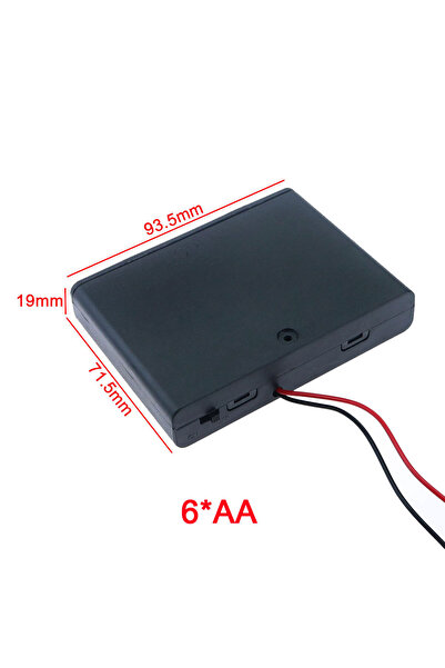 Choice AA-6 Slots JCD 2 3 4 6 8 Slots AA Battery Holder Storage Case Box With Switch & Cover For AA Batteri