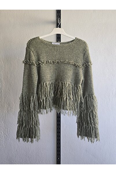 lavin moda Saçaklı triko