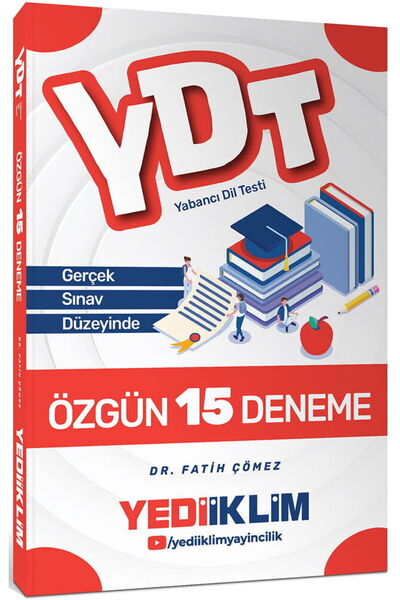 Yediiklim Yayınları YDT 15 Özgün Deneme