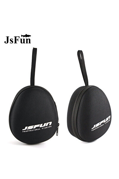 Choice حقيبة بكرة صيد محمولة من مادة إي في إيه سوداء اللون، غطاء حماية لحقيبة...