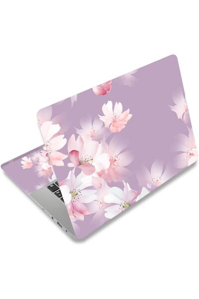 ALAYRA International ملصق كمبيوتر محمول ALAYRA وردي مزهر - واقي فينيل مقاوم ل...