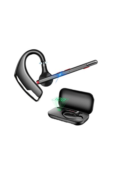 New Bee M51 Bluetooth Headset, 60-hour Battery, Charging Case, Bluetooth 5.2, Multipoint by New Bee