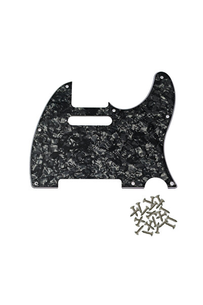 Choice6 واقي جيتار كهربائي بلاك بيرل رباعي الطبقات من فريلام، 8 فتحات، يناسب ...