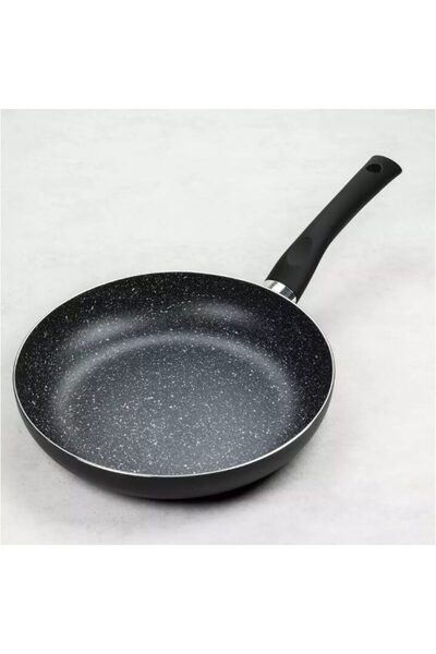 Kinghoff Tigaie din aluminiu, marmorata, 28 cm, negru,
