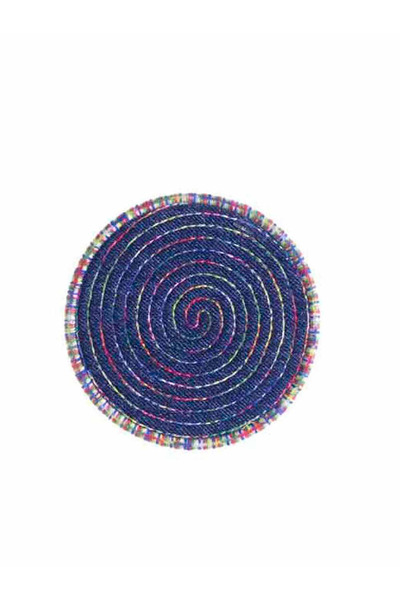 Paşabahçe Ebruli Denim Coaster 1 Piece