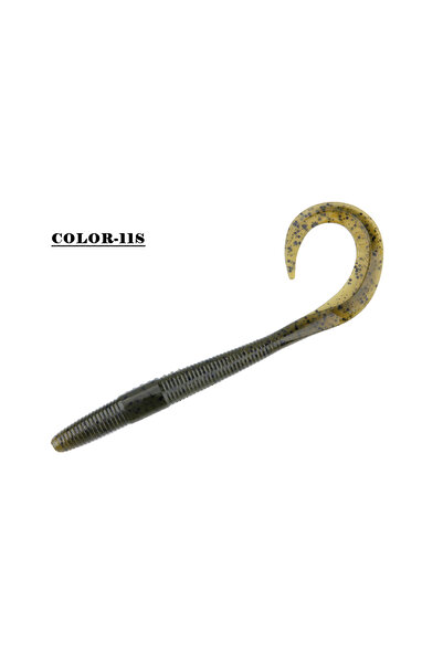 Choice 9 قطع 8 بوصة لون 11S سبينبولر طُعم صيد ناعم دودة ذيل طويل 8 بوصة 10 بو...