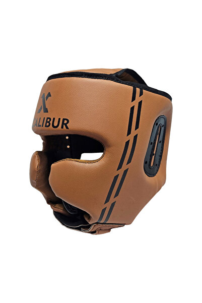 Excalibur Classic Boxing Training Helmet Tan L