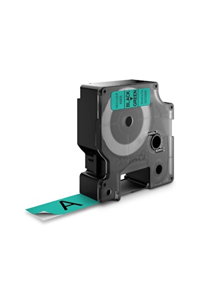Dymo Етикети 45809 19 мм x 7 м, черно/зелено