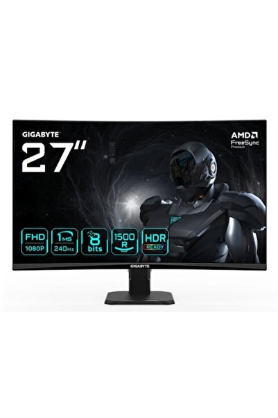Gigabyte Monitor LED curbat VA pentru gaming GS27FC2EK de 27", Full HD