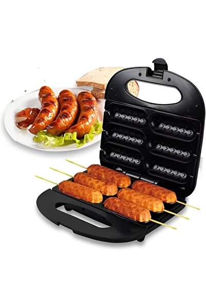 SOKANY Electric Crispy Corn Hotdog Waffle Maker | Mini Panini & Sausage Baking Machine