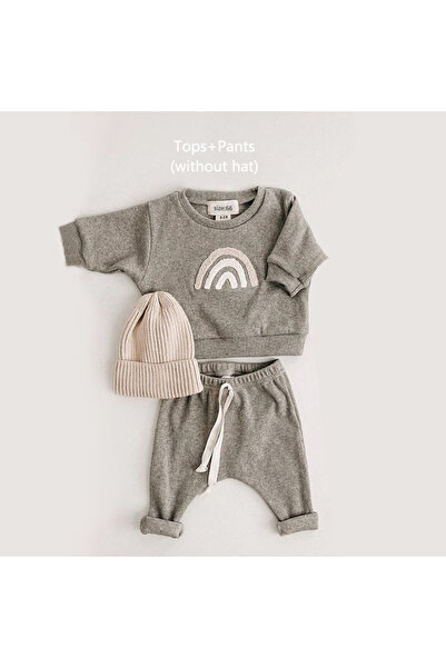 Choice ملابس أطفال صغار من القطن بأكمام طويلة لفصل الربيع والخريف، مقاس 66، ر...