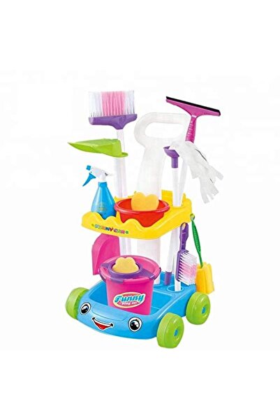 Toy Troll de curățenie pentru copii, set cu accesorii de curățare