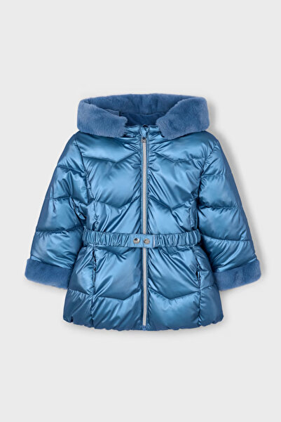 MAYORAL 4448-59 Mavi PARLAK KABAN