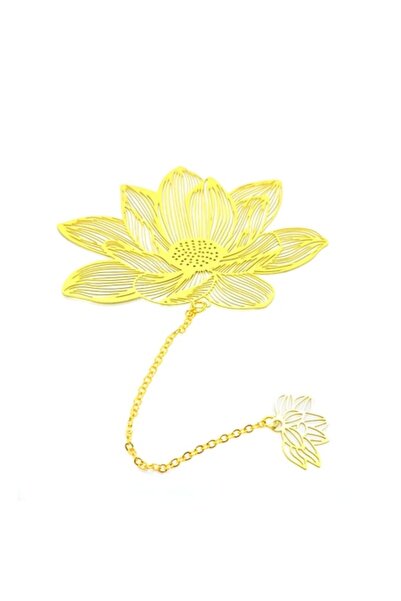 zioda smart essentials Semn de carte metalic – Floare de lotus