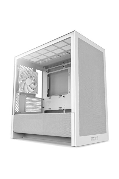 Nzxt هيكل حاسوب H3 Flow 2025، أبيض، برج Micro-ATX - H31FW-01