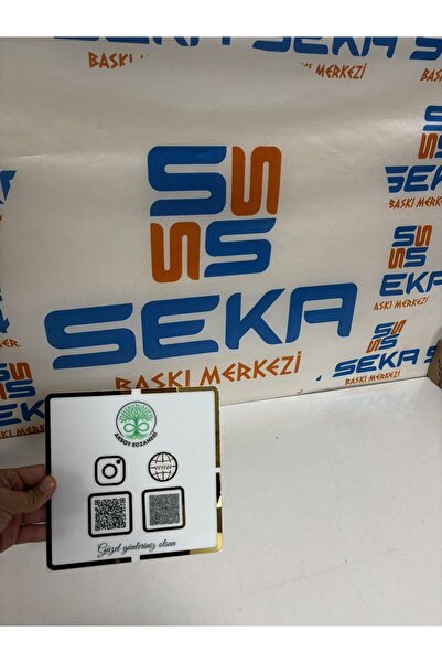 SEKA BASKI MERKEZİ قائمة طعام من البليكسي جلاس مع حامل للمطاعم - المقاهي - الصيدليات