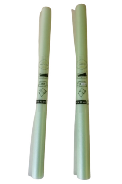 Freecode Raf Örtüsü Halı Kaydırmaz 45 X 90 cm 2 Adet Yeşil Renk