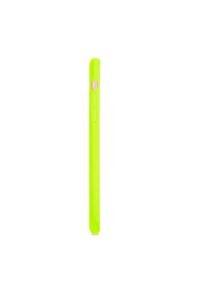 Doty Case compatible with iPhone 11, neon yellow, liquid silicone, microfibre lined, 6.1 inch,