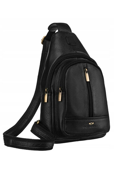 Other Rucsac bărbătesc din piele cu un singur umăr - Peterson