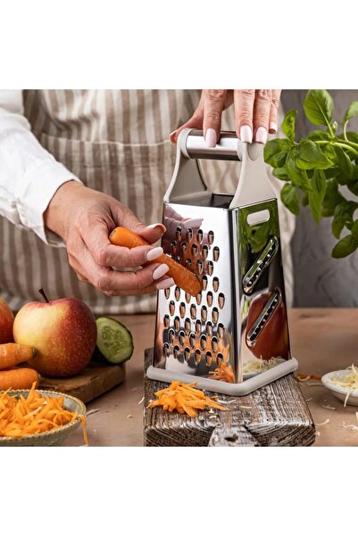 Kinghoff Razatoare universala, manuala din otel inoxidabil, 4 fete,