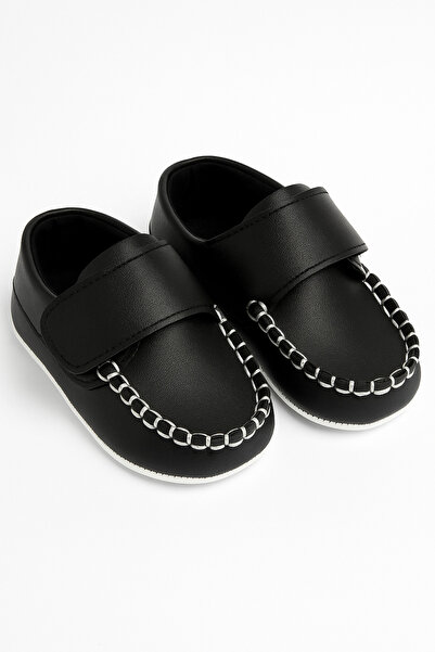 pufien Baby Moksin Shoes – Leather-Look Comfortable Design – Suitable for First Steps and Daily Use