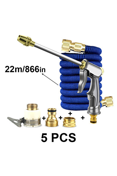Choice 5 قطع 22 متر غسيل السيارات بخاخ مياه عالي الضغط غسالة نفاثة خرطوم أنبو...