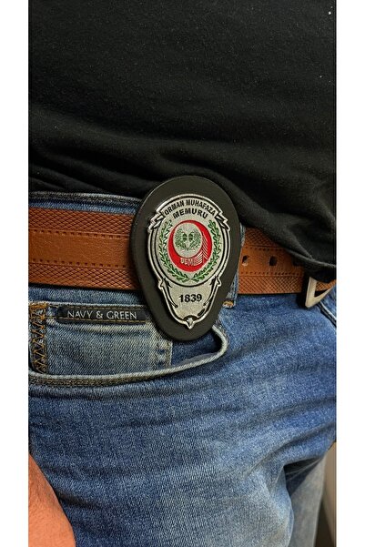 Kuyumcudan Orman Muhafaza Memuru Bel Kemer Rozeti