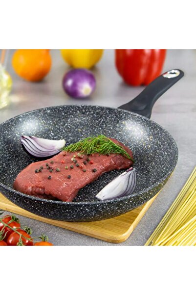 Klausberg Алуминиев тиган, мраморен, сив, 26 см