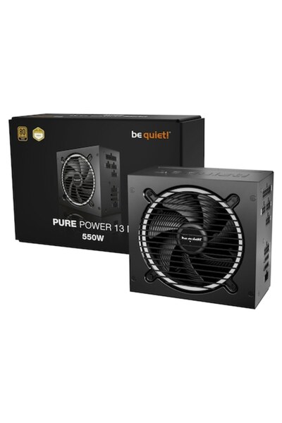 Be Quiet! Τροφοδοτικό Pure Power 13 M 550W 80+ Gold με αρθρωτό ATX 3.1 (ανεμι...