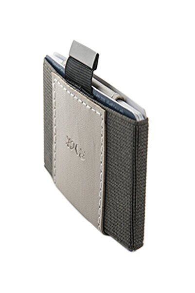 Rock Smart wallet, gray leather