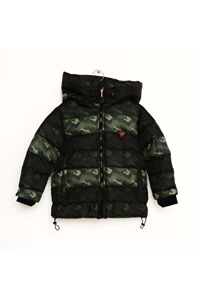 NANİCA Haki Boy's Camouflage Patterned Coat 1-5 Years Old