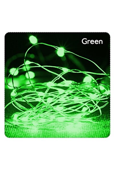 Choice 10 متر 100 مصباح ليد أخضر 2 متر 3 متر 5 متر 10 متر سلك نحاسي سلسلة أضواء ليد خيالية تعمل بالبطارية جارلاند للعطلات