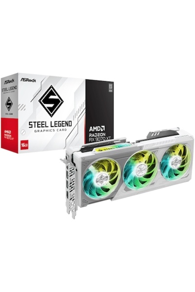 ASROCK AMD RADEON™ RX 9070 XT Steel Legend