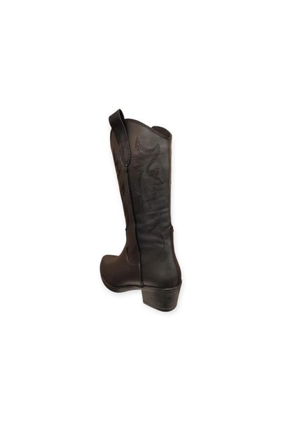 Venüs 25440005K Heel Western Leather Women's Boots
