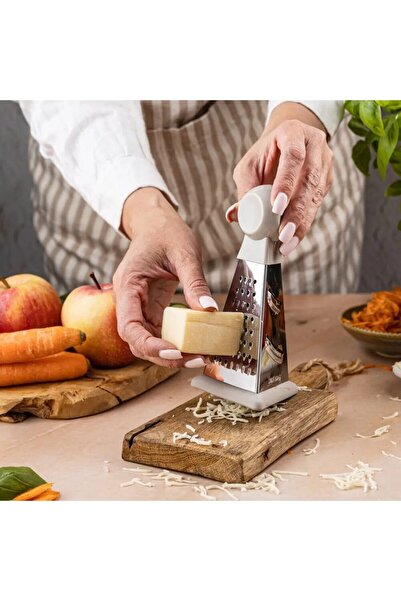 Kinghoff Razatoare universala, manuala din otel inoxidabil, 3 fete,