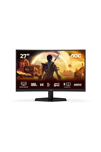 Aoc Monitor WLED curbat C27G42E de 27 de inci, 1500R VA - 1920x1080 la 180Hz